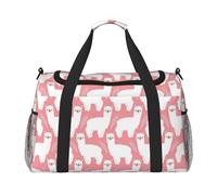 Alpaca Llama Travel Duffel Bag Weekend Bag Weekender Overnight Carry On Hand Bag Workout Sport Hospital