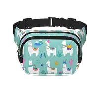 Alpaca Llama Unisex Fashion Waist Packs, Stylish Fanny Packs for Workouts, Running, Traveling, and Hiking