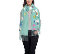 Alpaca Llama Women Scarves Winter Long Soft Warm Wraps Wool Tassel Shawl Stole Scarf Ladies