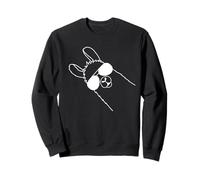 Alpaca looks funny from the side with sunglasses Sweatshirt
