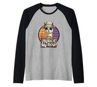 Alpaca My Bags Animal Lover Humor Quote Raglan Baseball Tee