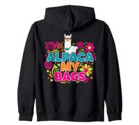 Alpaca My Bags Zip Hoodie