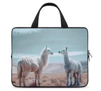 Alpaca on The Grass Laptop Sleeve Ultra-Thin, Waterproof Laptop Bags, Portable Protective Computer Bag with Hand Strap, Style, 17inch