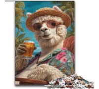 Alpaca on Vacation 2000 Piece Jigsaw Puzzles for Adults, Challenging Game Gifts for Is Ideal As A Gift for The Whole Family (70x100cm)