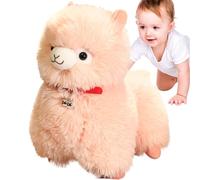 Alpaca Plush Toy - Cute Lama Doll | 25cm Cuddly Pillow, Cuddly Alpaca Long Pillows, Plush Toy, Pillow Valentine Gift For Room Decor, Christmas, Birthday, Party Favor