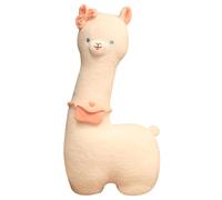 Alpaca Plush Toy, Giant Llama Body Pillow, Giant Fluffy Alpaca Plush Stuffed Animal Doll, Side Sleeper Pillow, Plushie Hug Pillow Soft Fluffy Cushion Gift for Girls Boys Adults Kids (Pink,85cm)