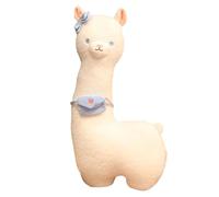 Alpaca Plush Toy, Giant Llama Body Pillow, Giant Fluffy Alpaca Plush Stuffed Animal Doll, Side Sleeper Pillow, Plushie Hug Pillow Soft Fluffy Cushion Gift for Girls Boys Adults Kids (Blue,85cm)