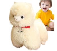 Alpaca Plush Toy - Soft, Hug Pillow Cushion, Cute Decorative Stuffed Animal, Adorable Gift | Christmas Valentine Birthday Present, Ideal For Kids Adults Home Office Relaxation Fun