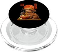 Alpaca Ramen Japanese Art Llama Anime Graphic Tee Kawaii PopSockets PopGrip for MagSafe