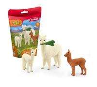 Schleich ~ Wild Life Alpaca Set ~ 42544 3 Figure Mother and Babies Set