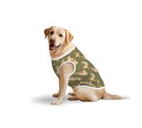Alpaca. Soft Cotton T-Shirt Vest For Large Dogs, Print Pet Clothes Breathable Pet Pullover Tee Sleeveless Sweatshirt (3xl-5xl)
