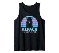 Alpaca Squad Retro Design Funny Alpaca Llama Tank Top