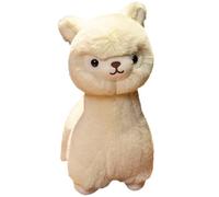 Alpaca - Stuffed Llama Toy Pillow, Soft Cushion Throw, Adorable Hug Buddy, Decorative Animal Plush, Room Accent, Use for Home Sofa Bedroom, 7.87x3.94x11.81 inches