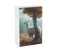 Alpaca Under The Tree Plastic Cigarette Case Waterproof Hard Personalized Cigarettes Holder Cas Noveltys for Dad Husband