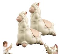 Alpaca Water Gun, Spitting Lama Water Toy, 45° Rotating Head, Interactive Alpaca Water Sprayer, Cute Outdoor Water Gun, Funny Design, for Pool, Garden, Beach Fun for All Ages (2 pcs)