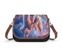 Alpaca with Dragon Wings Galaxy Small Womens Crossbody Bags Shoulder Handbag with Adjustable Strap for Travel