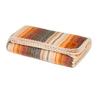 Alpaca Wool Blanket - Queen Size Bed Throw - Lightweight, Warm &, Couch or Camp - Outdoor Blanket - 87 x 64 inches (White & Brown)