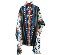 Alpaca World | Alpaca ponchos for men and women | Handmade with the best baby alpaca wool material by Ecuadorian artisans., Blue, Brown, Beige, One size