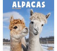 Alpacas 2025 Square Wall Calendar | Animal, Wildlife, Farm Calendar