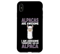 Alpacas Are Awesome I Am Awesome Therefore I Am An Alpaca Case for iPhone XS Max