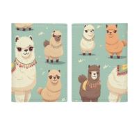 Alpacas Passport Holder, ID Card Protector Case Passport Holder with Slot Passports Travel Wallet Document Cover for Women And Men