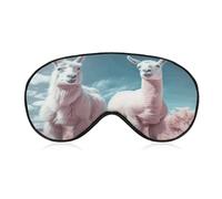 Alpacas Together Sleep Mask Eye Mask Eye Masks for Sleep Sleep Masks for Women Men Travel Eye Mask Adjustable Sleeping Mask Sleep Mask Blackout Cute Sleep Mask