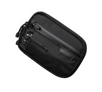 ALPAKA Admin Pouch Pro EDC Pouch Organizer - Small EDC Tool Pocket for Men with YKK Zipper, Weatherproof Tool Sheath for Gears, Electronics, Cables, Travel Accessories, Black-X42