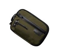 ALPAKA Admin Pouch Pro EDC Pouch Organizer - Small EDC Tool Pocket for Men with YKK Zipper, Weatherproof Tool Sheath for Gears, Electronics, Cables, Travel Accessories, Green-300D