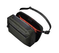ALPAKA Elements Tech Case Max - Keeps You Clutter-Free - Transforms into Sling Bag - Strap Included - Fits iPad mini 6 and Foldable Headphones - Weatherproof X-Pac VX21 Fabric, Dark Green
