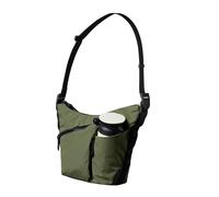 ALPAKA Flow Satchel Mini - 2L Small Sling Bag for Men, Mini EDC Crossbody Bag with Bottle Pocket, Water Resistant Chest Bag with YKK AquaGuard Zippers, MOD Key Tether and Rear Hidden Zip Pocket
