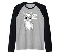 Alpaka HOW'S IT GOING? Lama Funny Alpaca Fan Raglan Baseball Tee