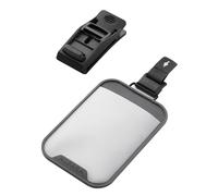 ALPAKA HUB Cardholder with HUB Clip - ID Badge Holder Waterproof Name Tag ID Card Holder with Front Pocket for ID Tag or Transport Card, Back 2 Pockets Holds 4 Cards, Compatible with HUB System