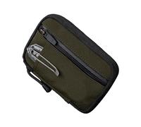 ALPAKA HUB Pouch Pro EDC Organizer - Small Tool Pouch for Electronics, Cables with YKK Zipper, Daily Use and Travel - Axogrid 300D Weatherproof UV Resistant Fabric (Green)