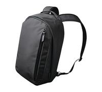 ALPAKA Metro Backpack,12L Small commuter Backpack - Fits a thin 14" Laptops - Soft-touch fleece-lined device sleeve,Wide Opening Main Zippered Compartment (Axoflux 300D, Black)