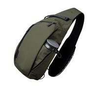 ALPAKA Metro Crossbody Right Shoulder - 7.5L Compact Sling Bag for Men with YKK Zipper, Weatherproof Fabric, 11" Tablet Sleeve, Light Travel Daypack, Axoflux 210D - Green