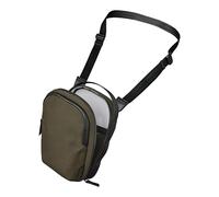 ALPAKA Metro Sling V2, Mens Chest Sling Bag with RFID Blocking Small Crossbody EDC Bag & Handle Carry, Detachable Shoulder Strap Bag, Anti-theft, Weatherproof, Axoflux 300D, Army Green