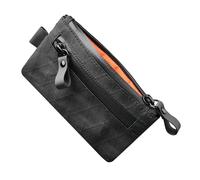 ALPAKA Zip Pouch Black X-Pac VX21 Mens Wallets RFID Blocking Small Cash and Card Zip Wallet with Carbon Neutral, Weatherproof Fabrics, YKK Zipper, EDC Pouch for Men Travel