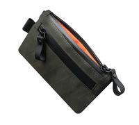 ALPAKA Zip Pouch Dark Green X-Pac VX21 Mens Wallets with Zip RFID Blocking Small Cash and Card Wallet with Carbon Neutral, Weatherproof Fabrics, YKK Zipper, EDC Pouch for Men Travel