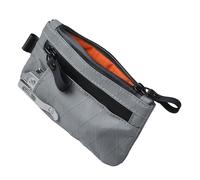 ALPAKA Zip Pouch Pro X-Pac X21 - Minimalist Zipper Wallet - Small Pouch - RFID Blocking Material - Three Multi-Tool Slots - Holds 4-12 Cards - Weather Resistant - HUB Keychain Compatible (Slate Grey)