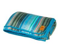 ALPAKITAS Alpaca Wool Blanket - Queen Size Bed Throw & Warm, Lightweight, Couch or Camp - Outdoor - 87 x 64 Inches (Light Turquoise)