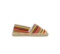 ALPARGATUS Multicoloured Striped Espadrilles Handmade in Spain, orange, 12.5 UK