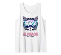 Alpbach Cat Ski Goggles Mountain Panorama Tank Top