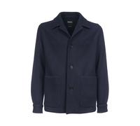 Alpe Chore Jacket in Wool and Cashmere - male - Zegna - Light Jackets - Blue - 2XL - Jackets 2XL