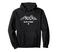 Alpe-D'Huez Alps Mountain Panorama Ski Holiday Apres-Ski Pullover Hoodie