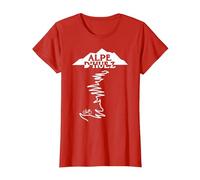 Alpe D'HUEZ (Cycling in France) T-Shirt, Women, Red, 3X-Large