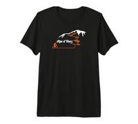 Alpe d'Huez - The Most Famous Cycle Ascent - Mountain Premium T-Shirt