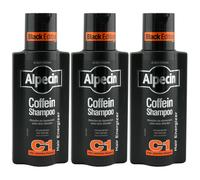 Alpecin C1 Black Edition Caffeine Shampoo 3 x 250 ml Hair Energizer