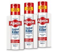 Alpecin Dandruff Killer Shampoo 3x 250ml | Effectively Removes and Prevents Dandruff | Hair Care for Men Made in Germany