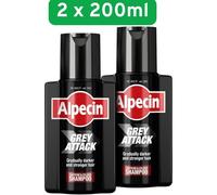Alpecin Grey Attack Caffeine &Colour Shampoo for Men 200ml Natural Colour Darker