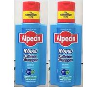 Alpecin Hybrid Caffeine Shampoo, 2x250ml-Moisturises and soothes the scalp, prevents hair loss